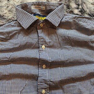 Blue and White Checkered RUGBY by Ralph Lauren